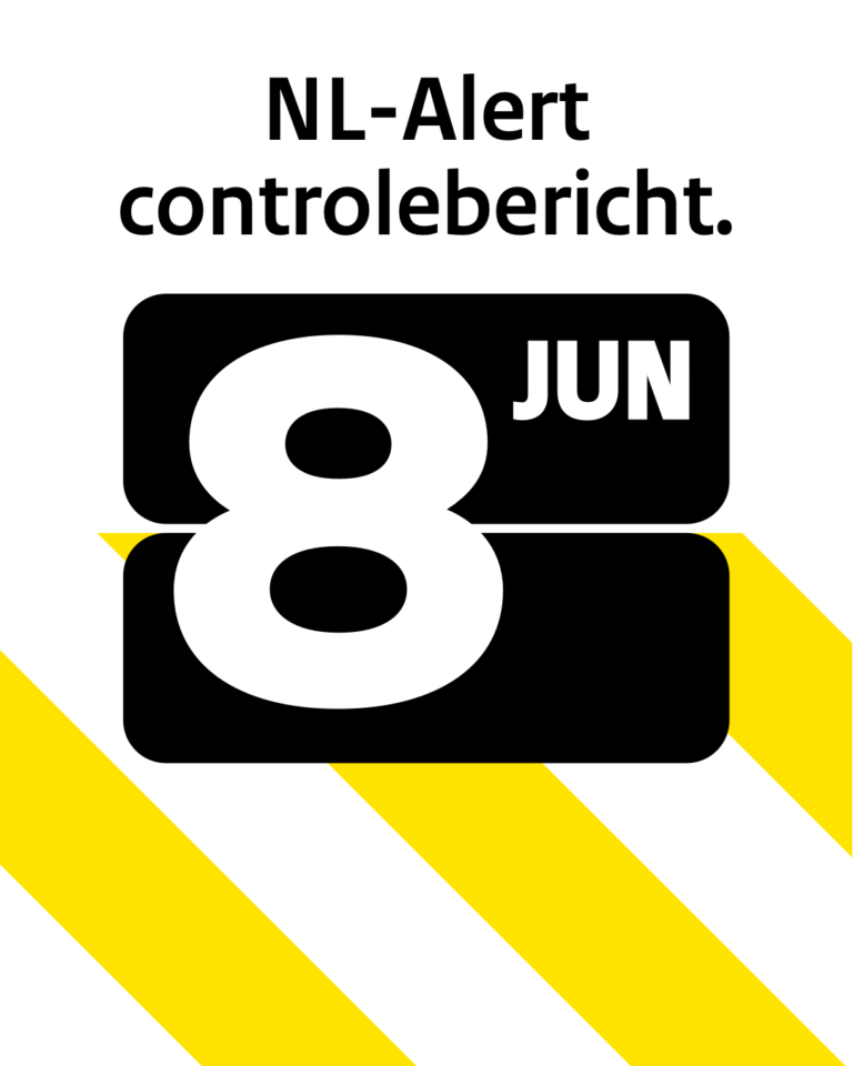NL-Alert controlebericht 8 juni ook op<br></noscript>NS-reisinformatieschermen te zien
