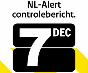Overheid stuurt NL-Alert controlebericht op 7 december