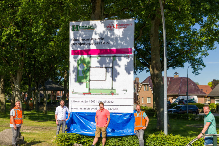 Gemeente Emmen is gestart met werkzaamheden in Nieuw-Dordrecht
